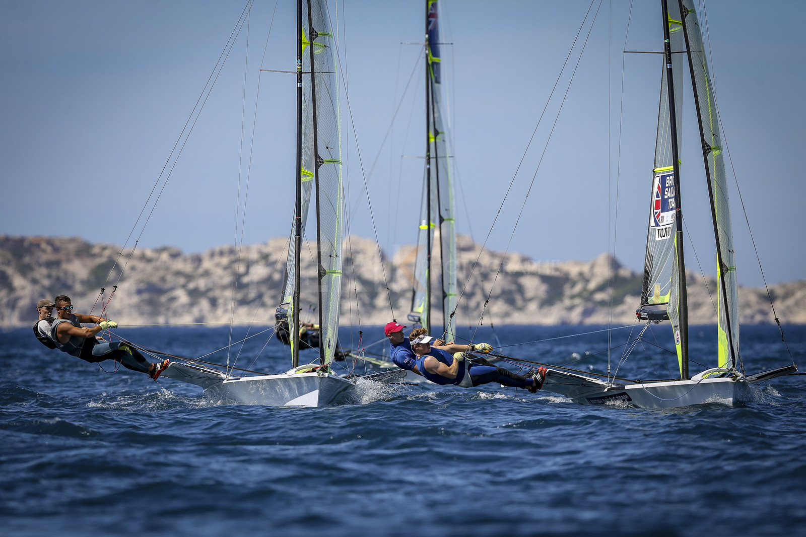 Marseilles France is hosting more than 200 sailors from 28 nations for the 2018 Junior Worl Championship of 49er, 49erFX and Nacra 17. Held from 28 august to 1st september 2018. © Pierick Jeannoutot