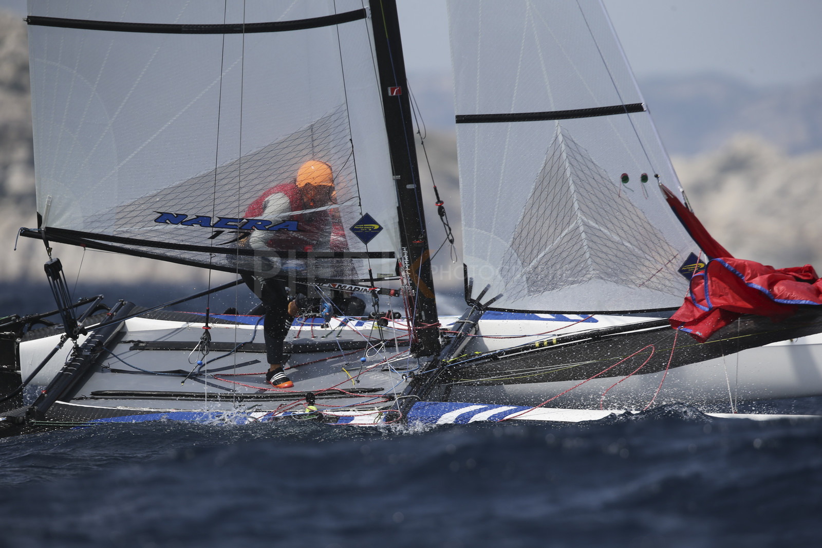 Marseille France is hosting more than 200 sailors from 28 nations for the 2018 Junior Worl Championship of 49er, 49erFX and Nacra 17. Held from 28 august to 1st september 2018. © Pierick Jeannoutot