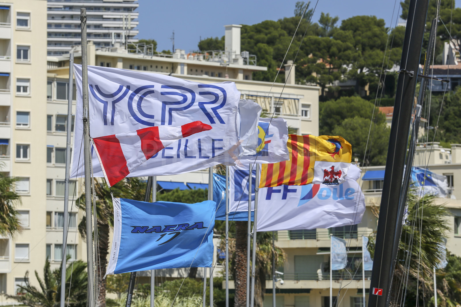 Marseille France is hosting more than 200 sailors from 28 nations for the 2018 Junior Worl Championship of 49er, 49erFX and Nacra 17. Held from 28 august to 1st september 2018. © Pierick Jeannoutot