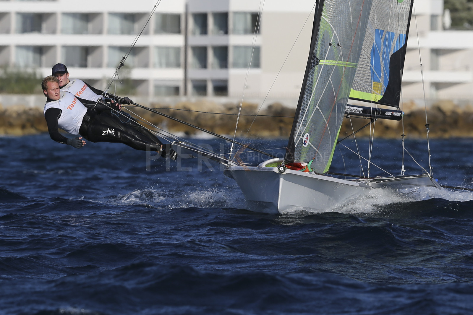 Marseille France is hosting more than 200 sailors from 28 nations for the 2018 Junior Worl Championship of 49er, 49erFX and Nacra 17. Held from 28 august to 1st september 2018. © Pierick Jeannoutot