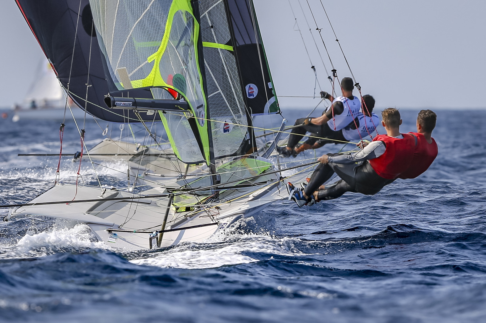 Marseille France is hosting more than 200 sailors from 28 nations for the 2018 Junior Worl Championship of 49er, 49erFX and Nacra 17. Held from 28 august to 1st september 2018. © Pierick Jeannoutot