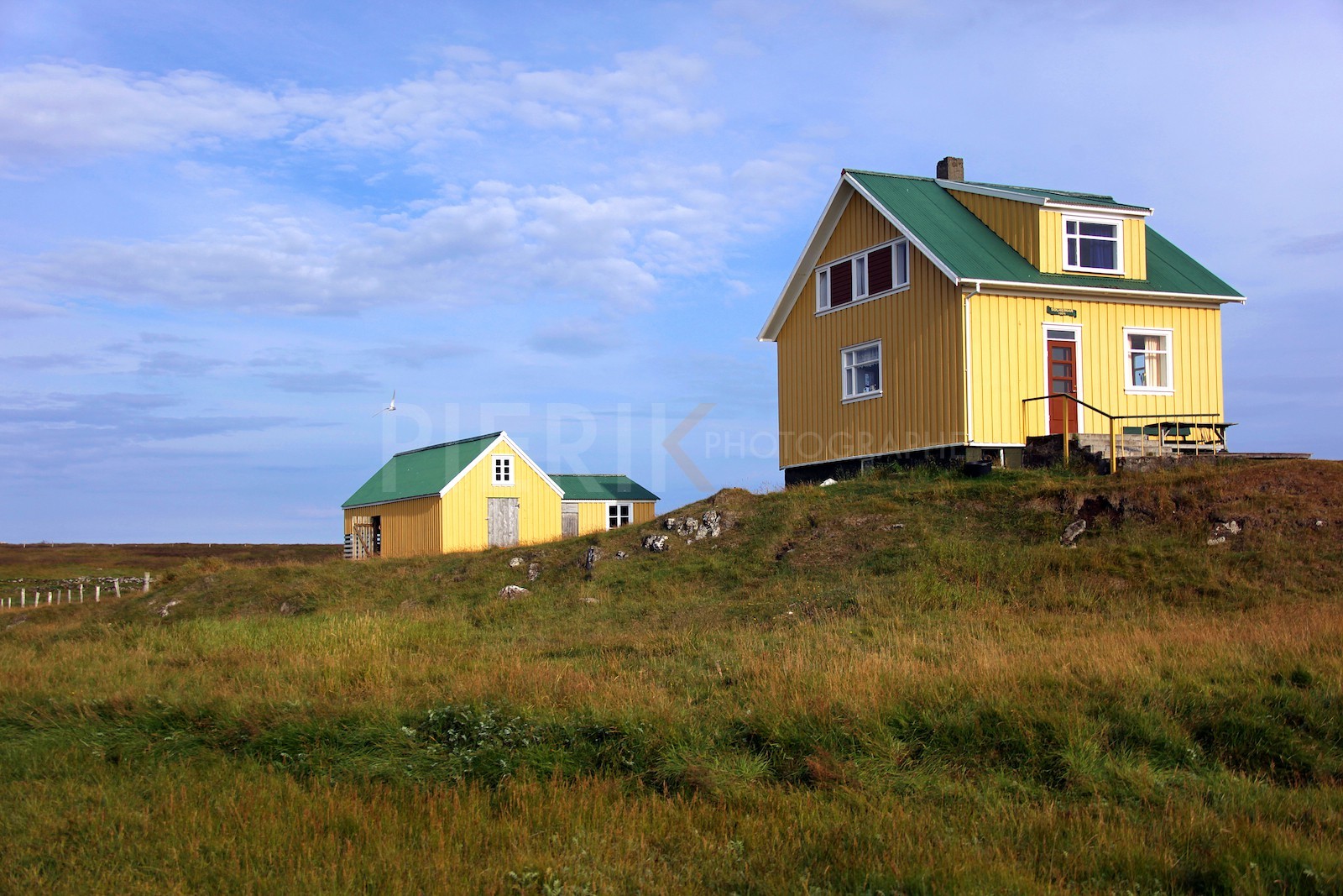 Maisons sur Flatey island