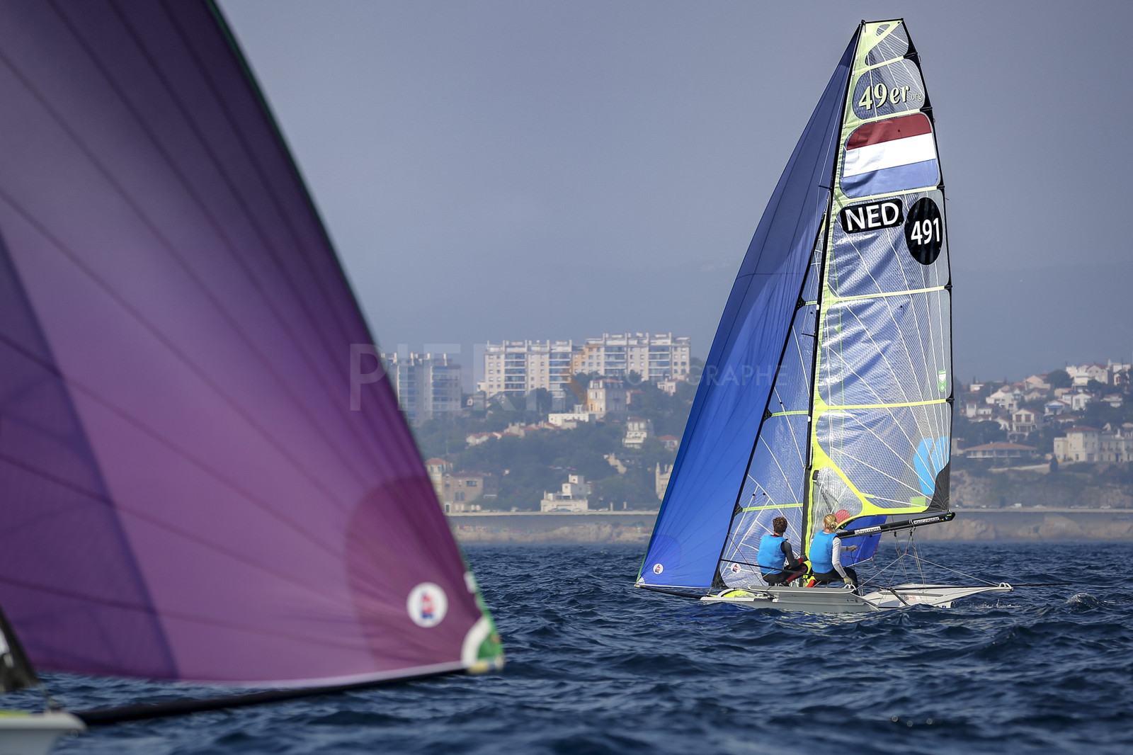 Marseilles France is hosting more than 200 sailors from 28 nations for the 2018 Junior Worl Championship of 49er, 49erFX and Nacra 17. Held from 28 august to 1st september 2018. © Pierick Jeannoutot