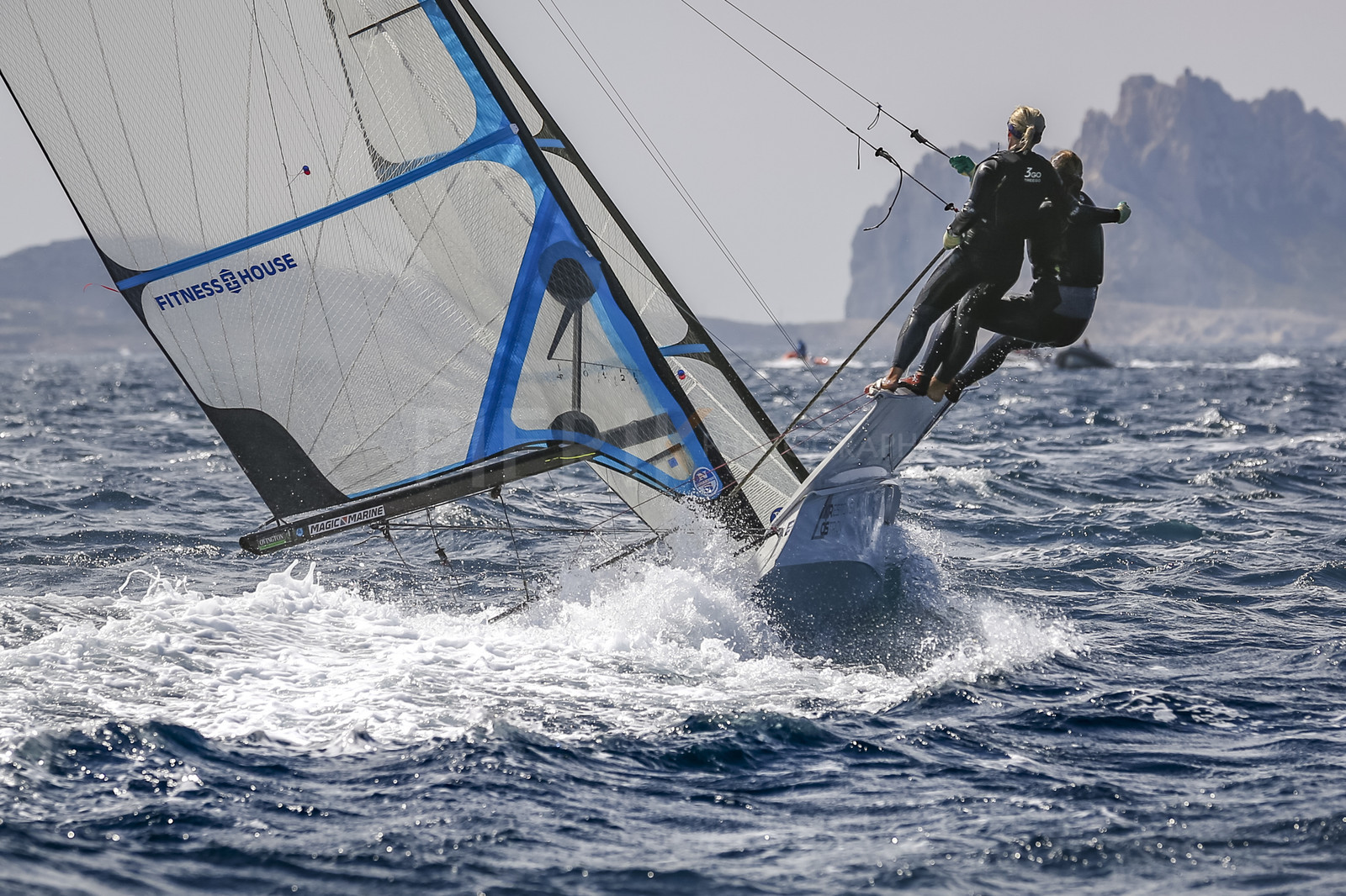 Marseille France is hosting more than 200 sailors from 28 nations for the 2018 Junior Worl Championship of 49er, 49erFX and Nacra 17. Held from 28 august to 1st september 2018. © Pierick Jeannoutot