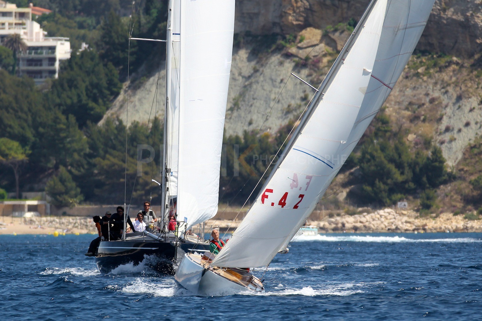 Fissa devant Aigue Blu