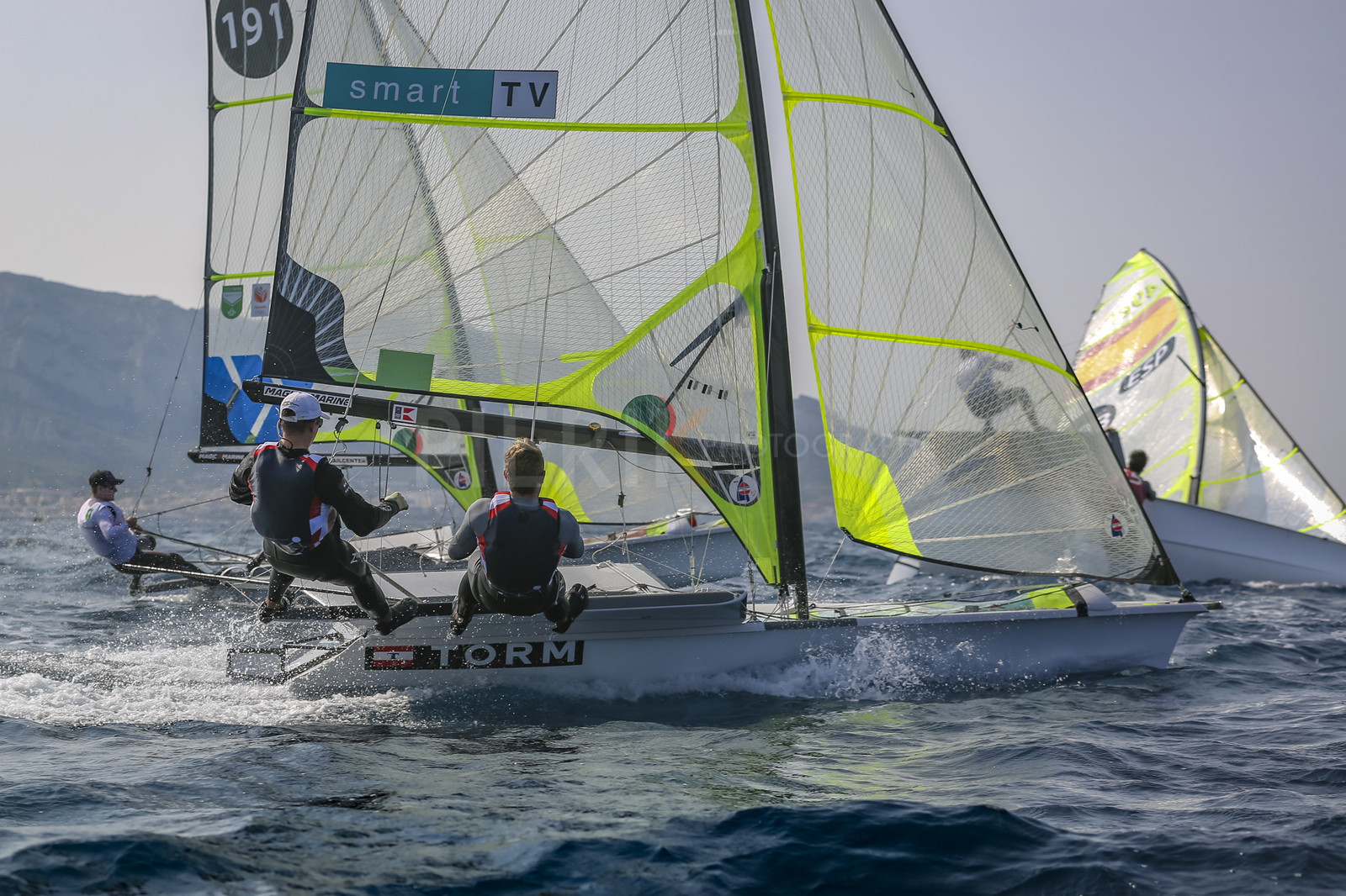 Marseille France is hosting more than 200 sailors from 28 nations for the 2018 Junior Worl Championship of 49er, 49erFX and Nacra 17. Held from 28 august to 1st september 2018. © Pierick Jeannoutot