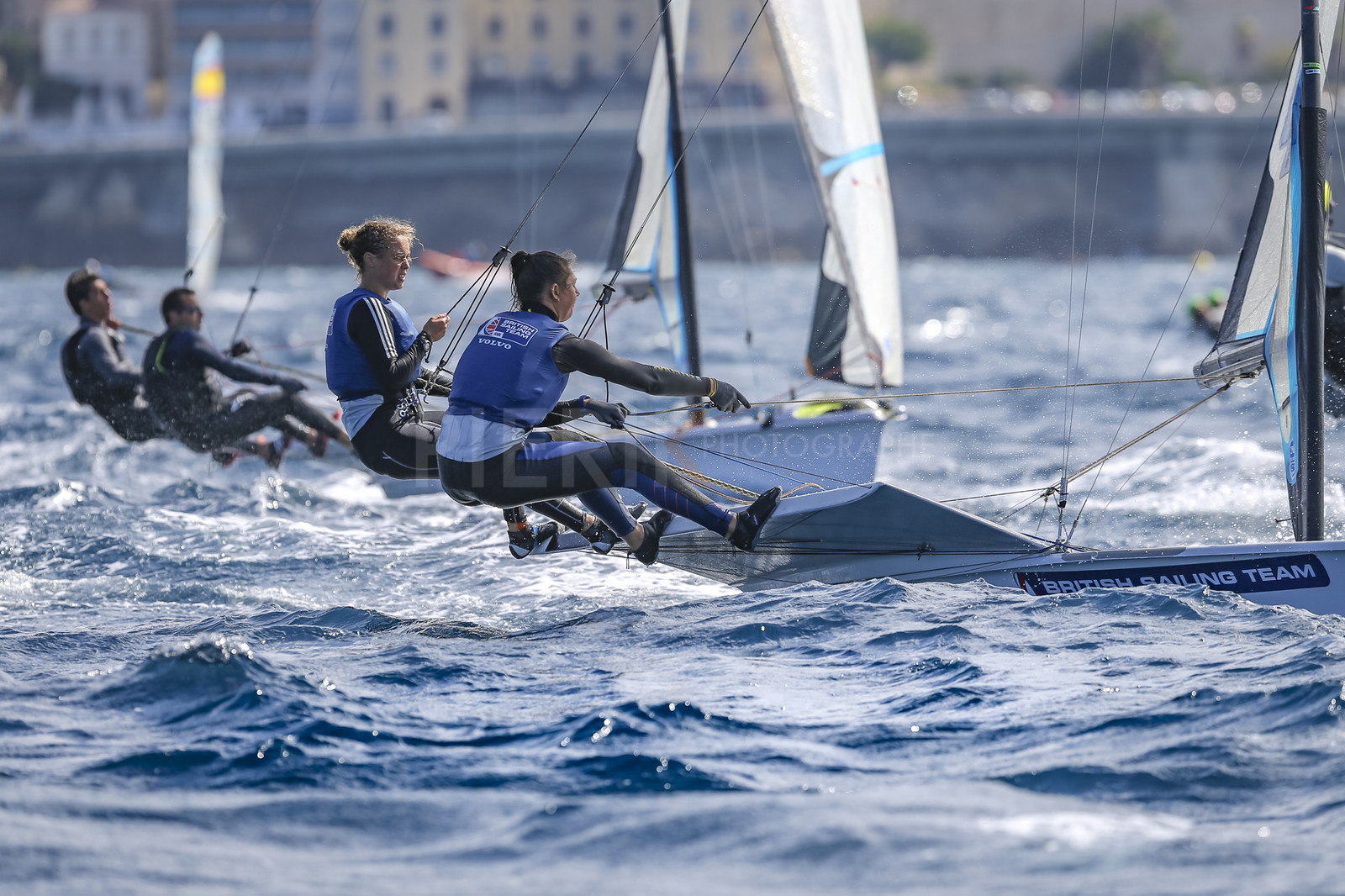Marseille France is hosting more than 200 sailors from 28 nations for the 2018 Junior Worl Championship of 49er, 49erFX and Nacra 17. Held from 28 august to 1st september 2018. © Pierick Jeannoutot