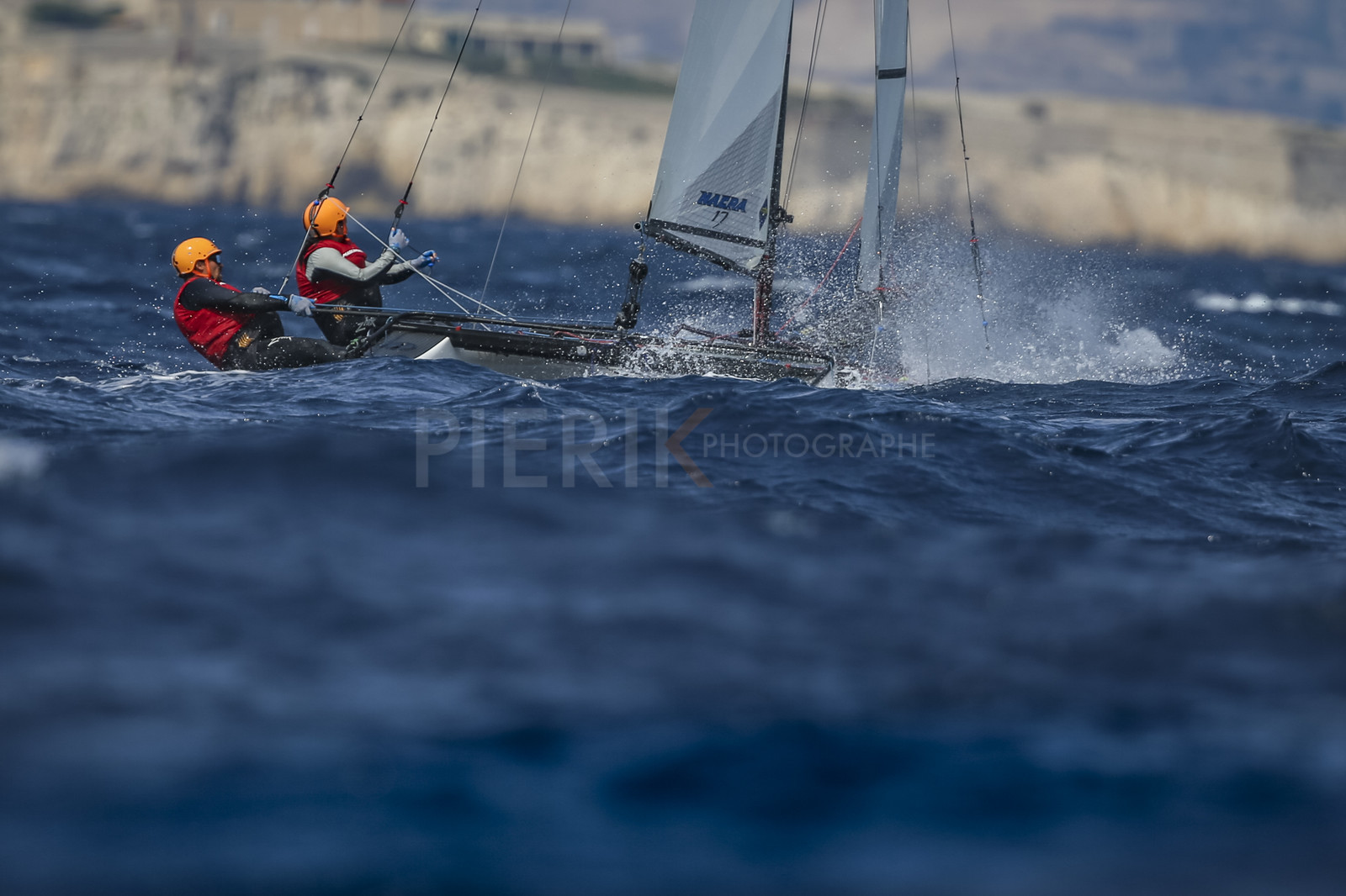 Marseille France is hosting more than 200 sailors from 28 nations for the 2018 Junior Worl Championship of 49er, 49erFX and Nacra 17. Held from 28 august to 1st september 2018. © Pierick Jeannoutot