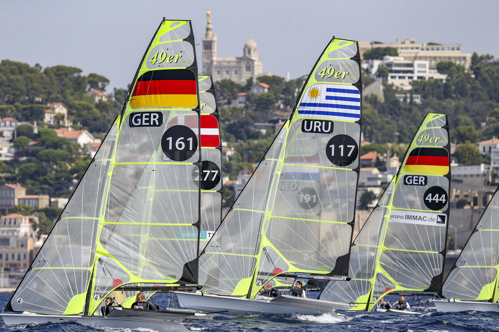 Marseille France is hosting more than 200 sailors from 28 nations for the 2018 Junior Worl Championship of 49er, 49erFX and Nacra 17. Held from 28 august to 1st september 2018. © Pierick Jeannoutot