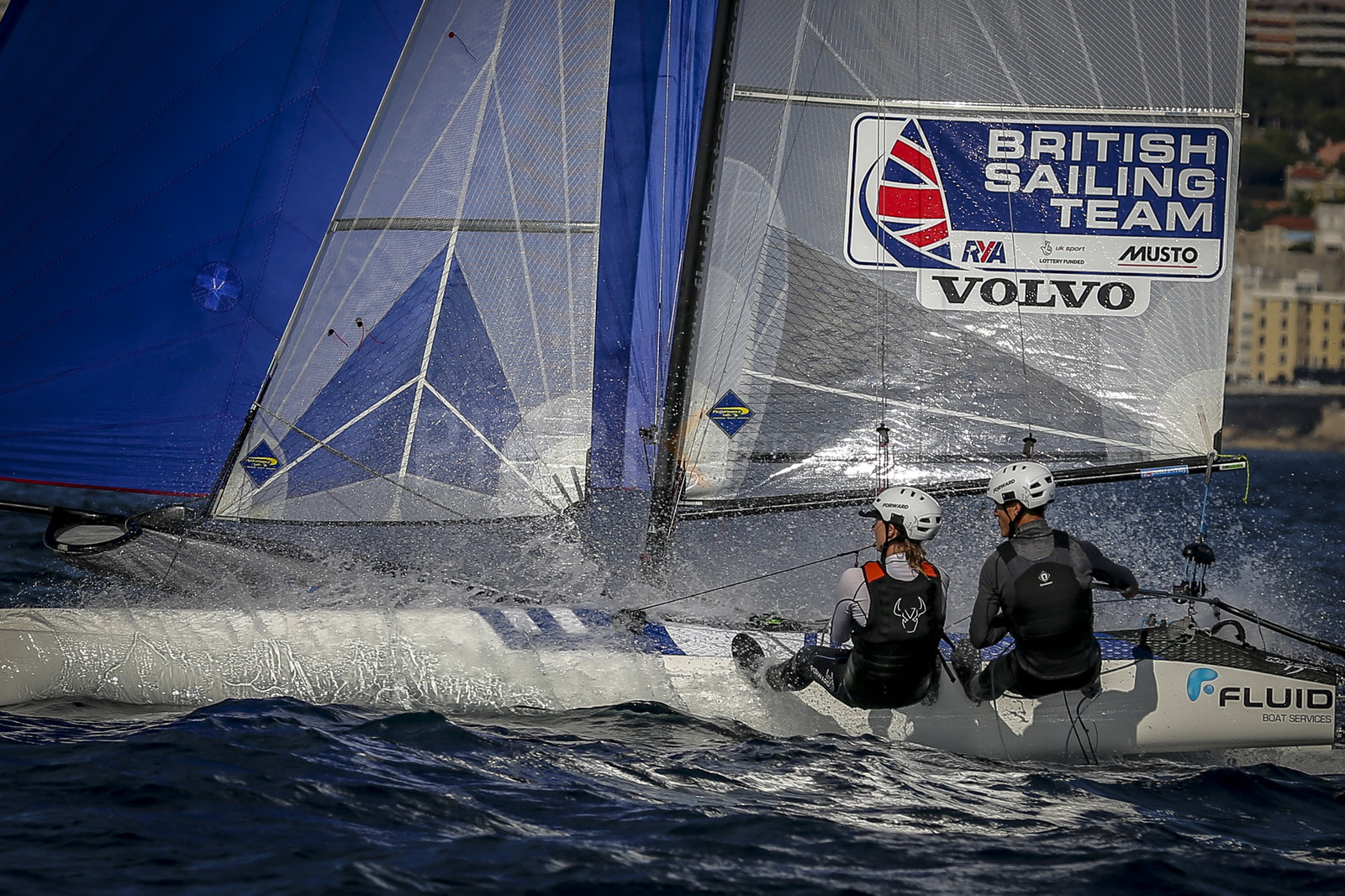 Marseilles France is hosting more than 200 sailors from 28 nations for the 2018 Junior Worl Championship of 49er, 49erFX and Nacra 17. Held from 28 august to 1st september 2018. © Pierick Jeannoutot