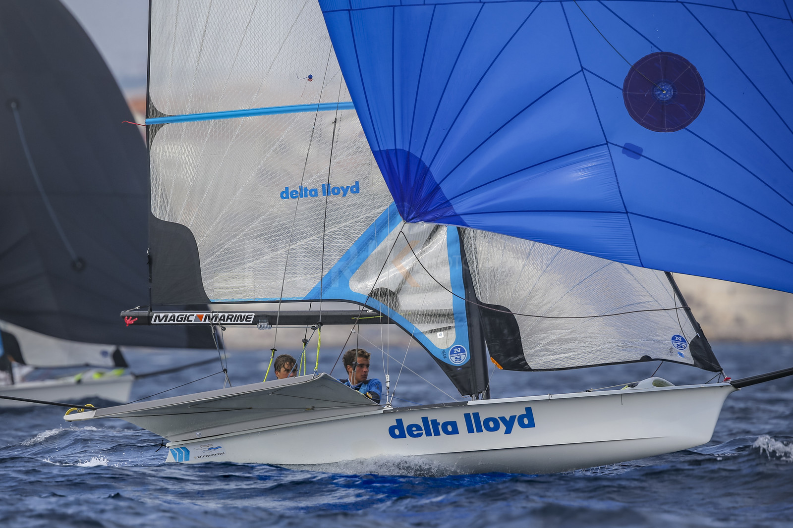 Marseille France is hosting more than 200 sailors from 28 nations for the 2018 Junior Worl Championship of 49er, 49erFX and Nacra 17. Held from 28 august to 1st september 2018. © Pierick Jeannoutot