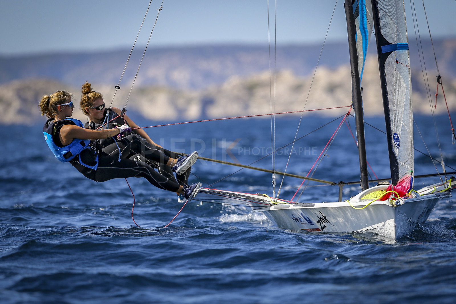 Marseilles France is hosting more than 200 sailors from 28 nations for the 2018 Junior Worl Championship of 49er, 49erFX and Nacra 17. Held from 28 august to 1st september 2018. © Pierick Jeannoutot