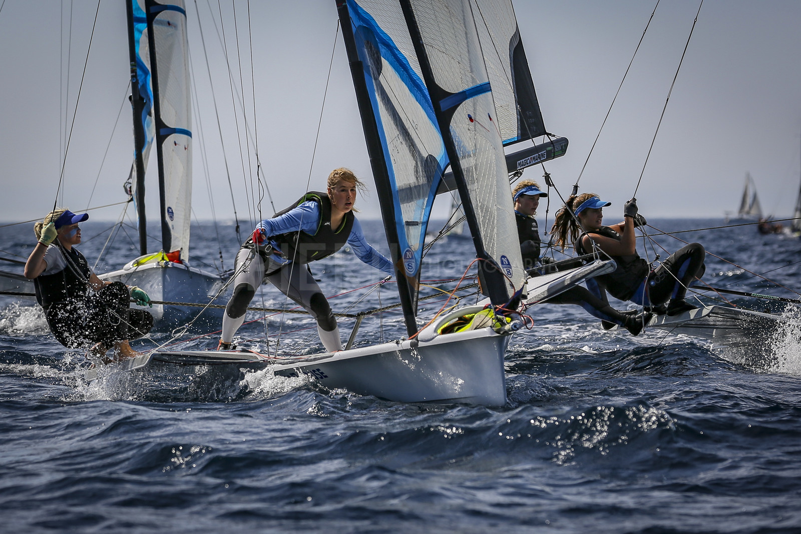 Marseilles France is hosting more than 200 sailors from 28 nations for the 2018 Junior Worl Championship of 49er, 49erFX and Nacra 17. Held from 28 august to 1st september 2018. © Pierick Jeannoutot