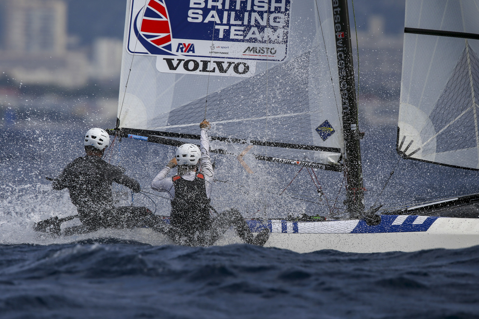 Marseille France is hosting more than 200 sailors from 28 nations for the 2018 Junior Worl Championship of 49er, 49erFX and Nacra 17. Held from 28 august to 1st september 2018. © Pierick Jeannoutot