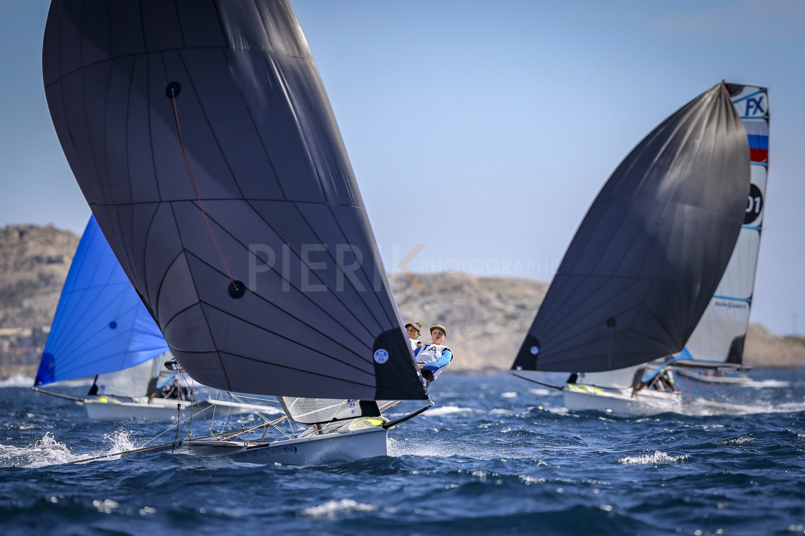 Marseilles France is hosting more than 200 sailors from 28 nations for the 2018 Junior Worl Championship of 49er, 49erFX and Nacra 17. Held from 28 august to 1st september 2018. © Pierick Jeannoutot