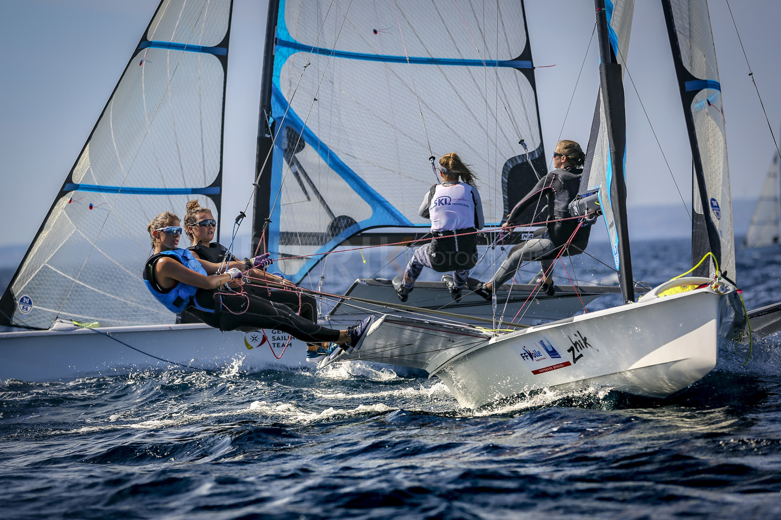 Marseilles France is hosting more than 200 sailors from 28 nations for the 2018 Junior Worl Championship of 49er, 49erFX and Nacra 17. Held from 28 august to 1st september 2018. © Pierick Jeannoutot