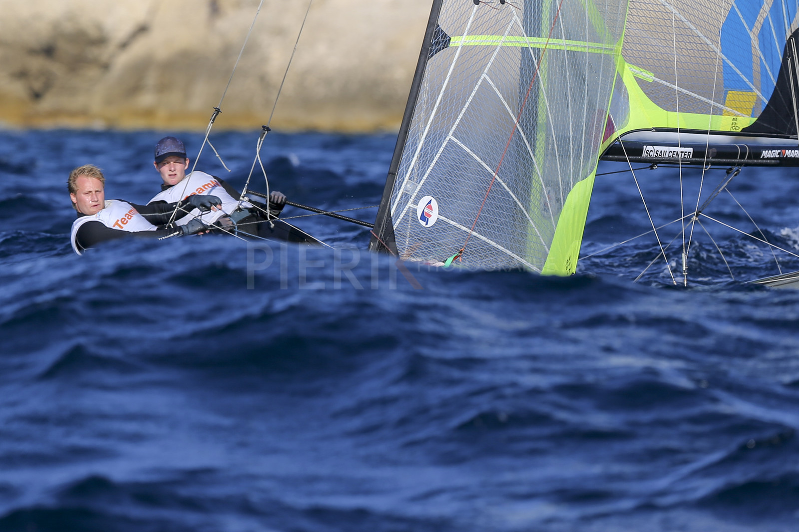 Marseille France is hosting more than 200 sailors from 28 nations for the 2018 Junior Worl Championship of 49er, 49erFX and Nacra 17. Held from 28 august to 1st september 2018. © Pierick Jeannoutot