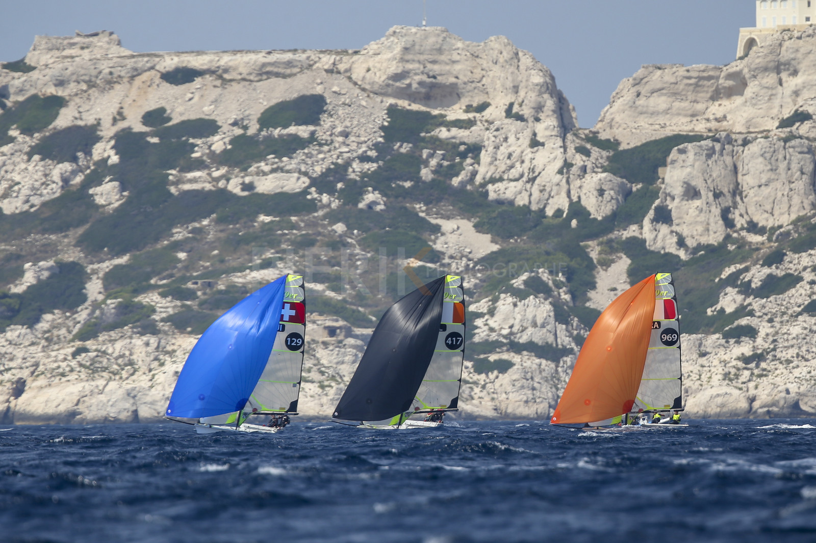 Marseille France is hosting more than 200 sailors from 28 nations for the 2018 Junior Worl Championship of 49er, 49erFX and Nacra 17. Held from 28 august to 1st september 2018. © Pierick Jeannoutot