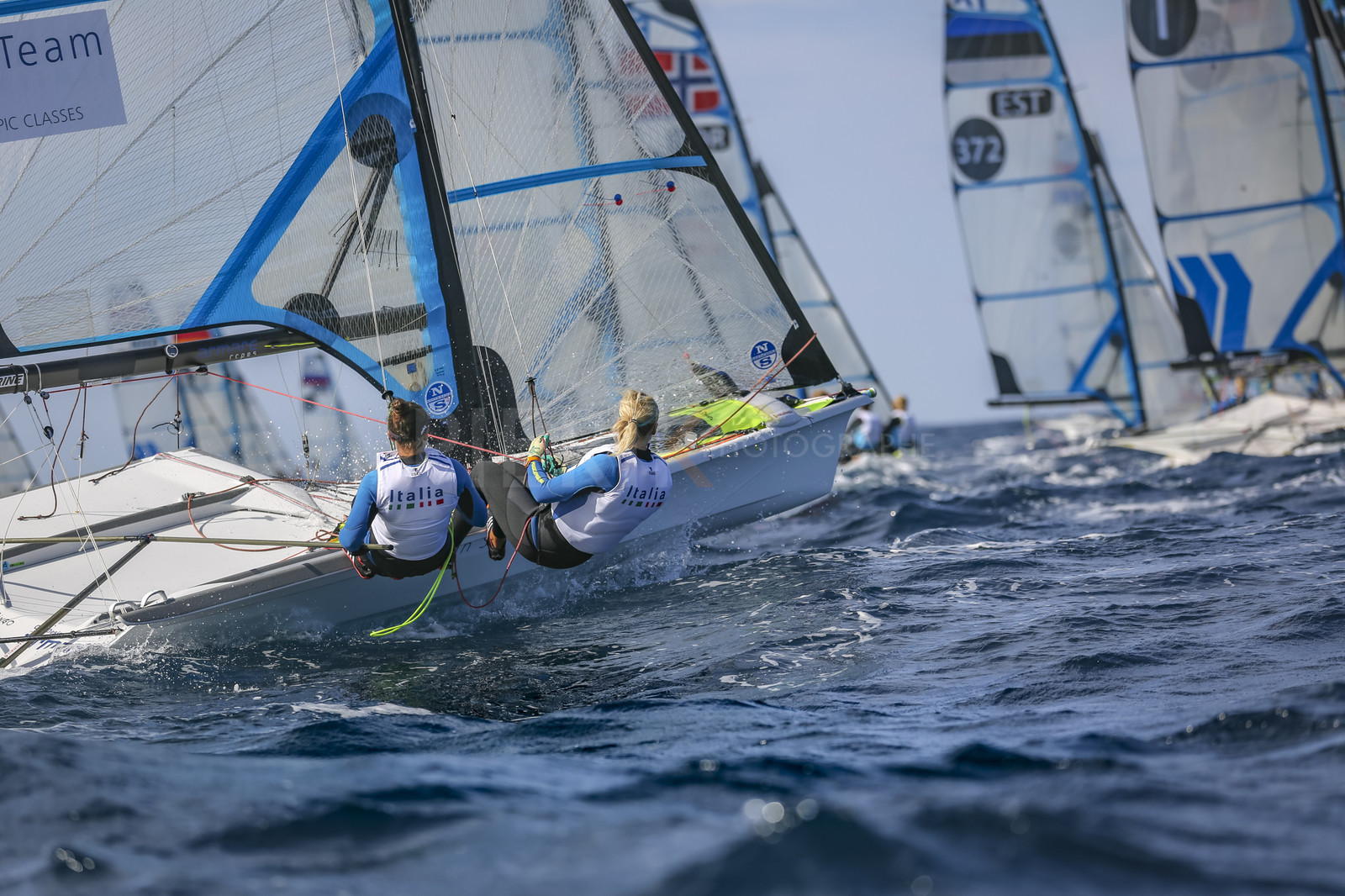 Marseille France is hosting more than 200 sailors from 28 nations for the 2018 Junior Worl Championship of 49er, 49erFX and Nacra 17. Held from 28 august to 1st september 2018. © Pierick Jeannoutot