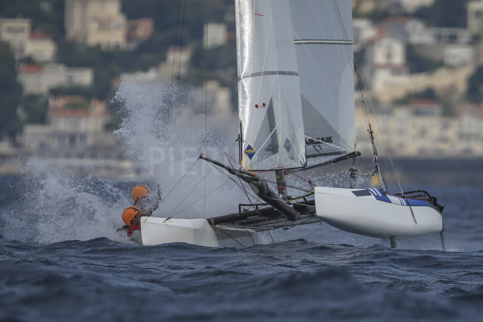 Marseille France is hosting more than 200 sailors from 28 nations for the 2018 Junior Worl Championship of 49er, 49erFX and Nacra 17. Held from 28 august to 1st september 2018. © Pierick Jeannoutot