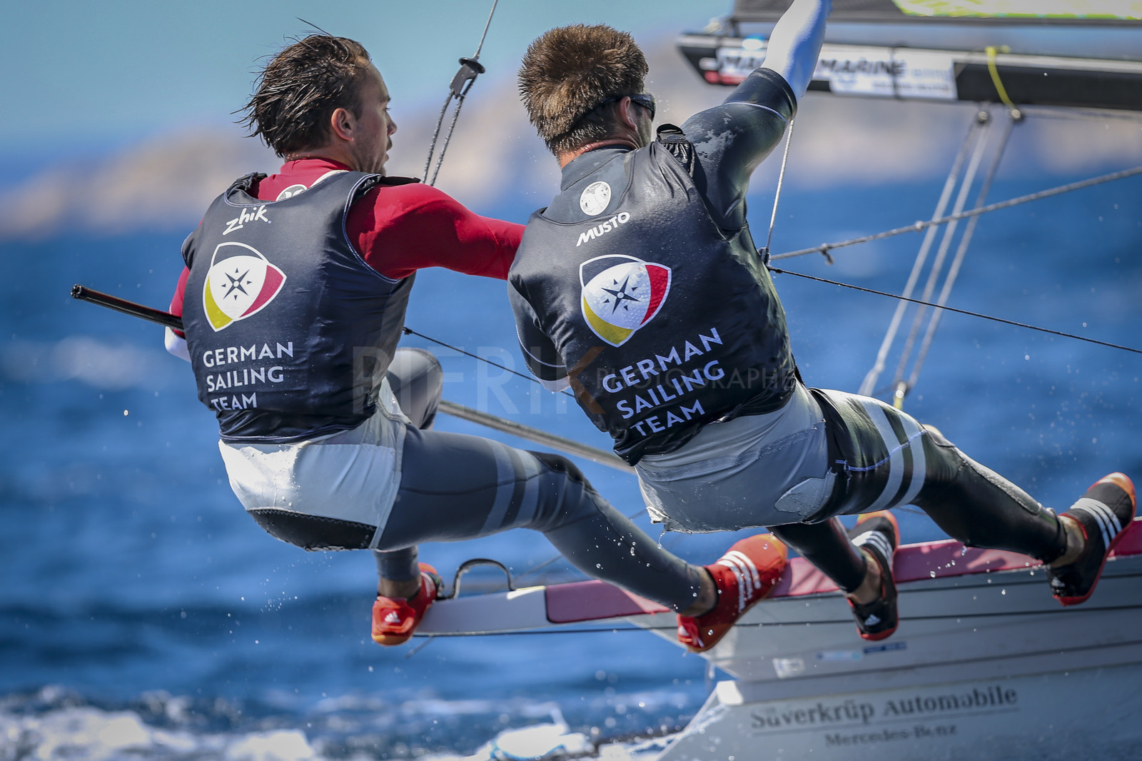 Marseilles France is hosting more than 200 sailors from 28 nations for the 2018 Junior Worl Championship of 49er, 49erFX and Nacra 17. Held from 28 august to 1st september 2018. © Pierick Jeannoutot