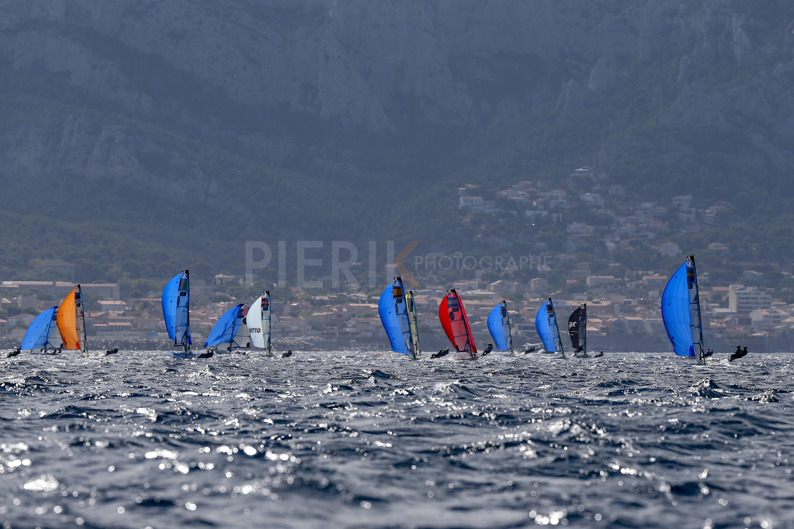 Marseille France is hosting more than 200 sailors from 28 nations for the 2018 Junior Worl Championship of 49er, 49erFX and Nacra 17. Held from 28 august to 1st september 2018. © Pierick Jeannoutot
