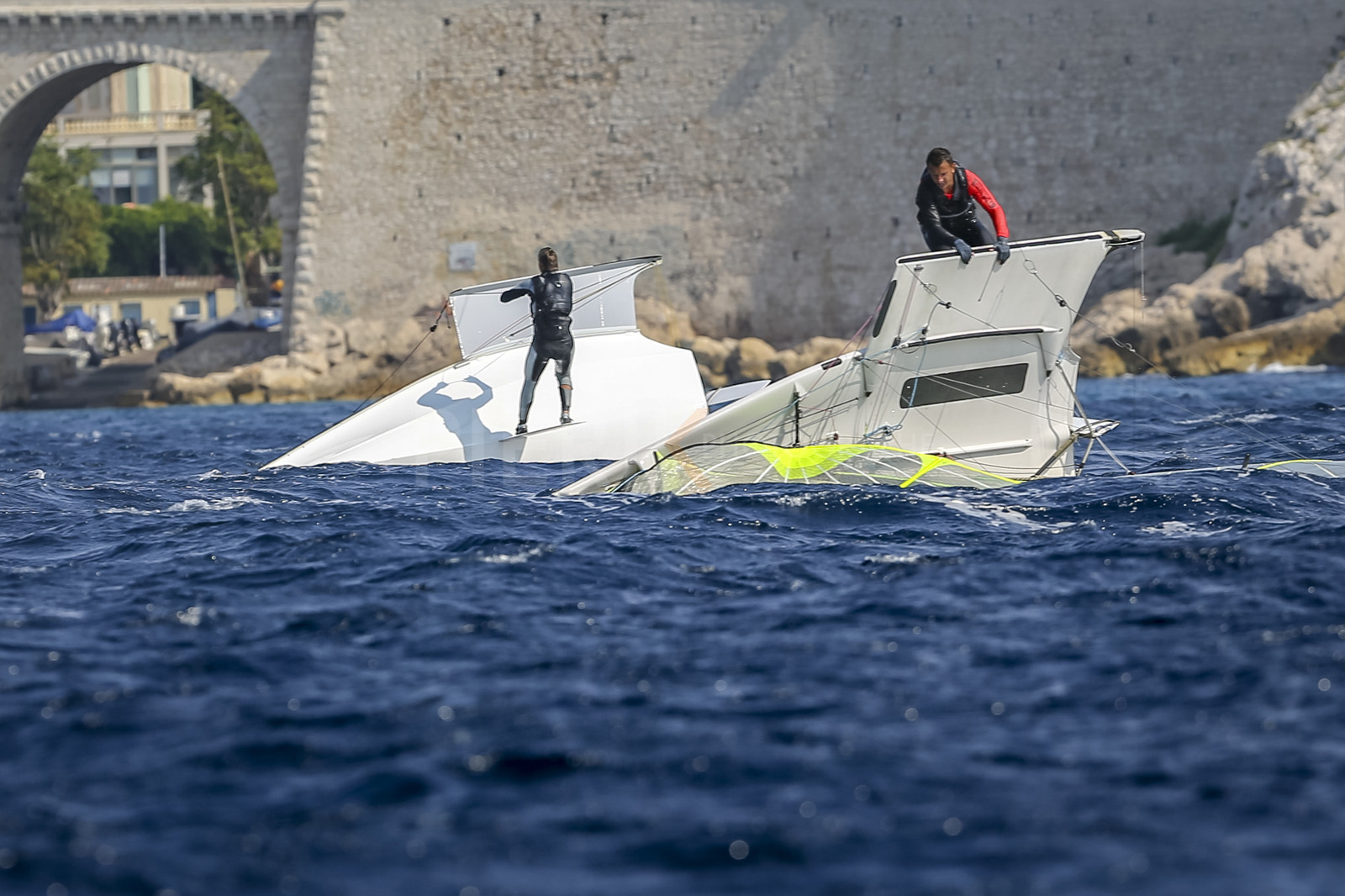 Marseille France is hosting more than 200 sailors from 28 nations for the 2018 Junior Worl Championship of 49er, 49erFX and Nacra 17. Held from 28 august to 1st september 2018. © Pierick Jeannoutot