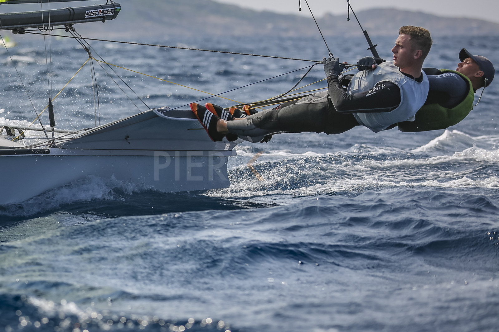 Marseille France is hosting more than 200 sailors from 28 nations for the 2018 Junior Worl Championship of 49er, 49erFX and Nacra 17. Held from 28 august to 1st september 2018. © Pierick Jeannoutot