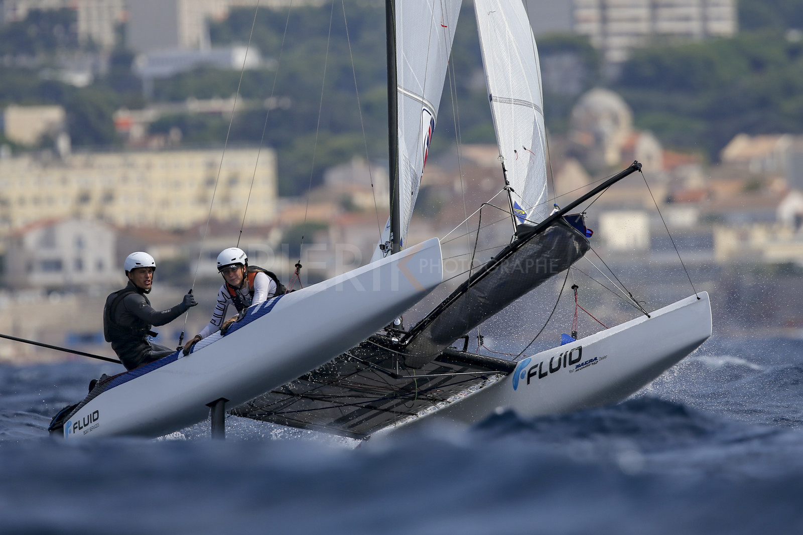 Marseille France is hosting more than 200 sailors from 28 nations for the 2018 Junior Worl Championship of 49er, 49erFX and Nacra 17. Held from 28 august to 1st september 2018. © Pierick Jeannoutot