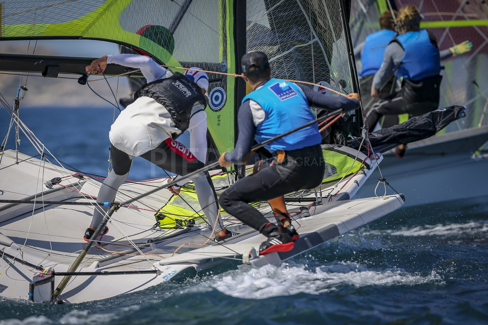 Marseilles France is hosting more than 200 sailors from 28 nations for the 2018 Junior Worl Championship of 49er, 49erFX and Nacra 17. Held from 28 august to 1st september 2018. © Pierick Jeannoutot