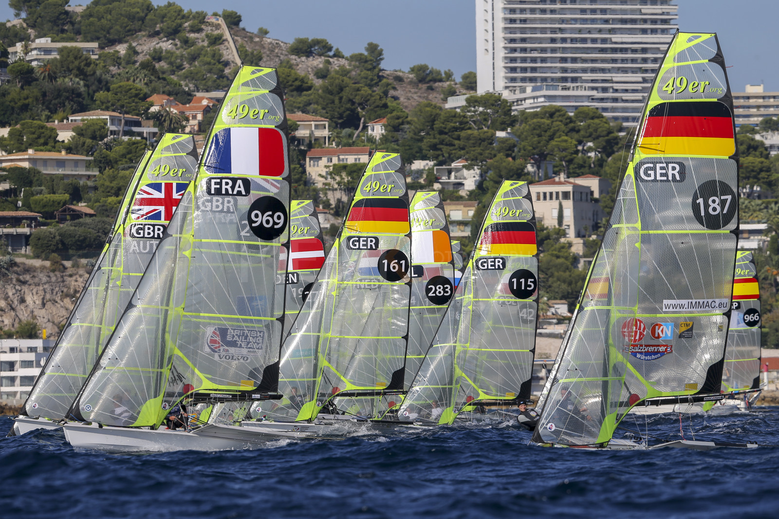 Marseille France is hosting more than 200 sailors from 28 nations for the 2018 Junior Worl Championship of 49er, 49erFX and Nacra 17. Held from 28 august to 1st september 2018. © Pierick Jeannoutot