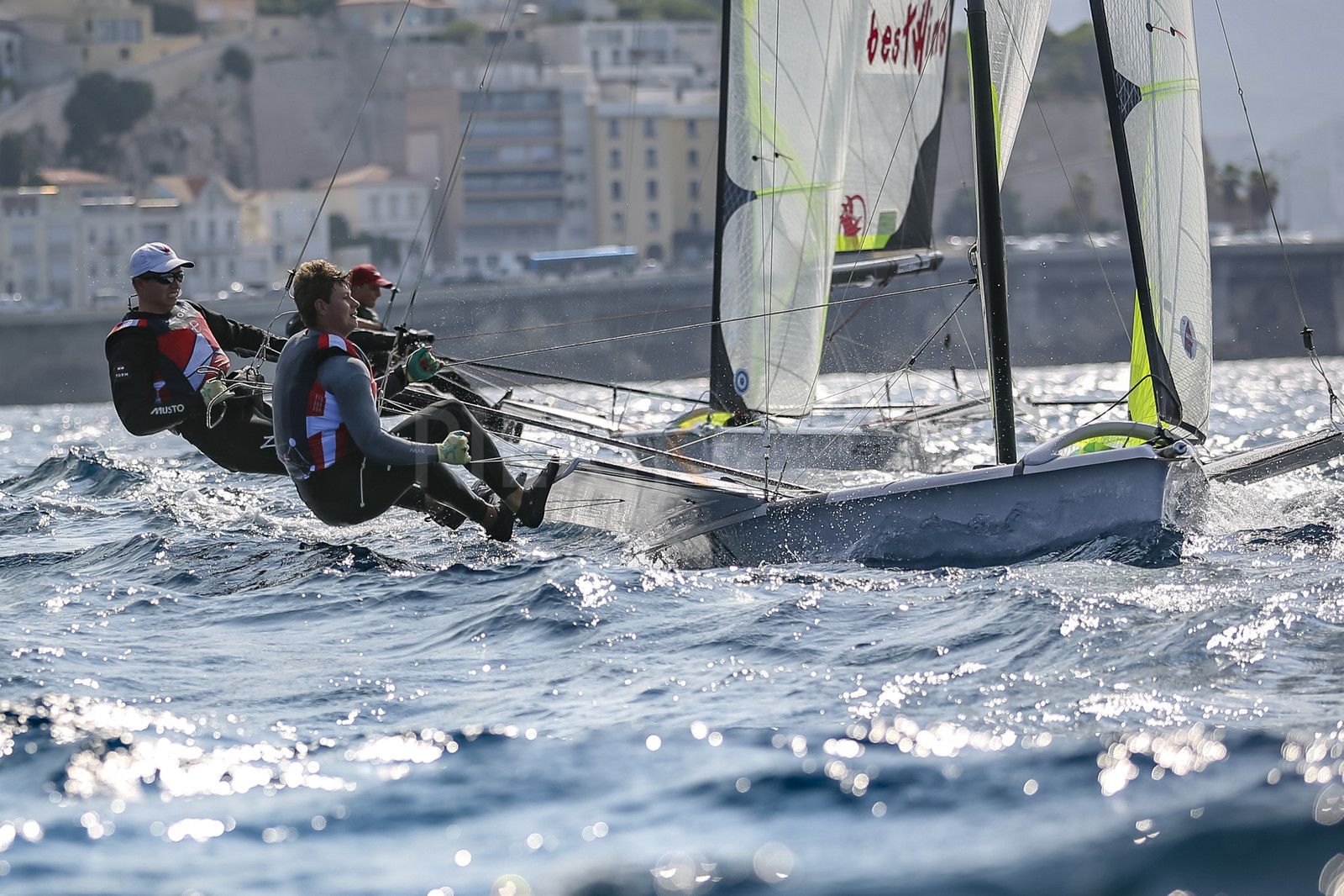Marseille France is hosting more than 200 sailors from 28 nations for the 2018 Junior Worl Championship of 49er, 49erFX and Nacra 17. Held from 28 august to 1st september 2018. © Pierick Jeannoutot