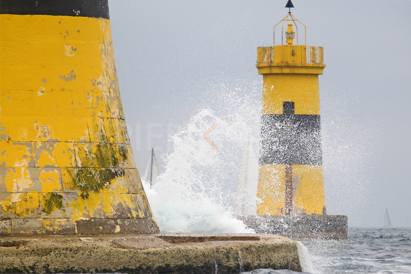 Vague entre Soudaras et Canoubier