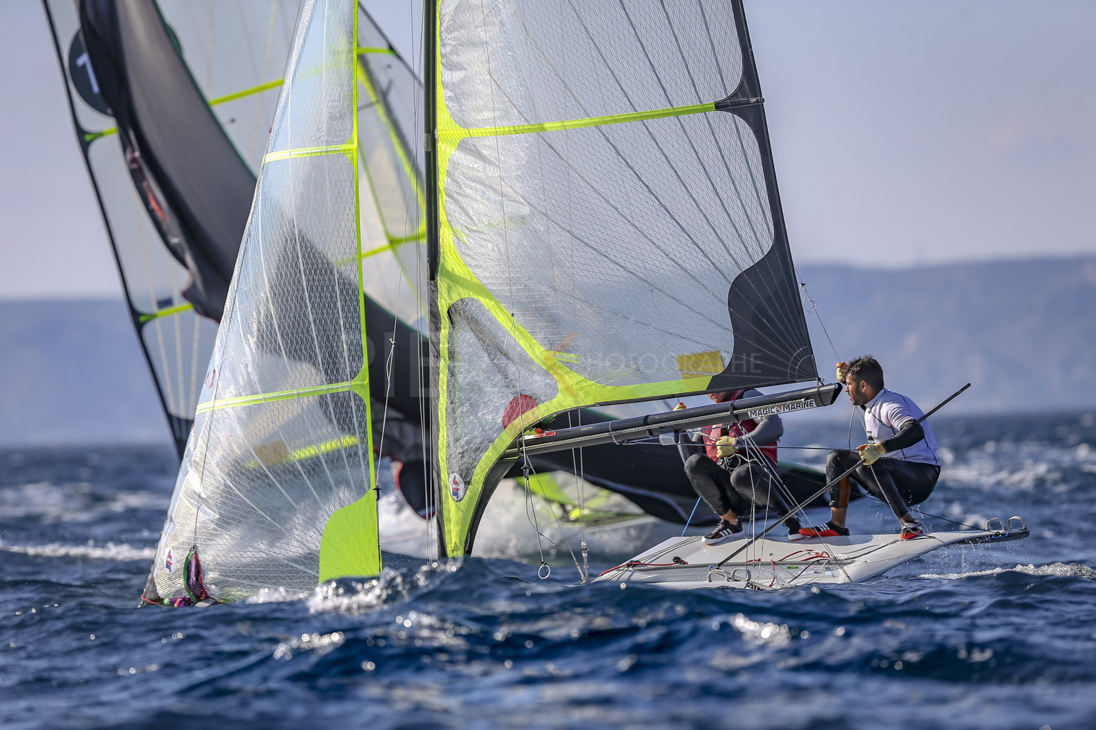 Marseille France is hosting more than 200 sailors from 28 nations for the 2018 Junior Worl Championship of 49er, 49erFX and Nacra 17. Held from 28 august to 1st september 2018. © Pierick Jeannoutot