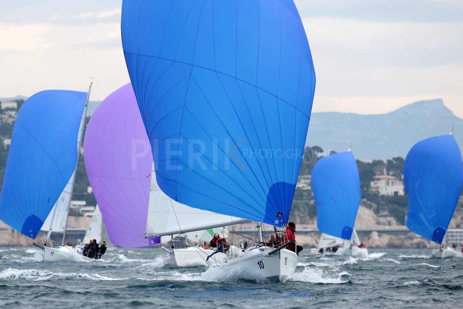 Les J80 sous spi