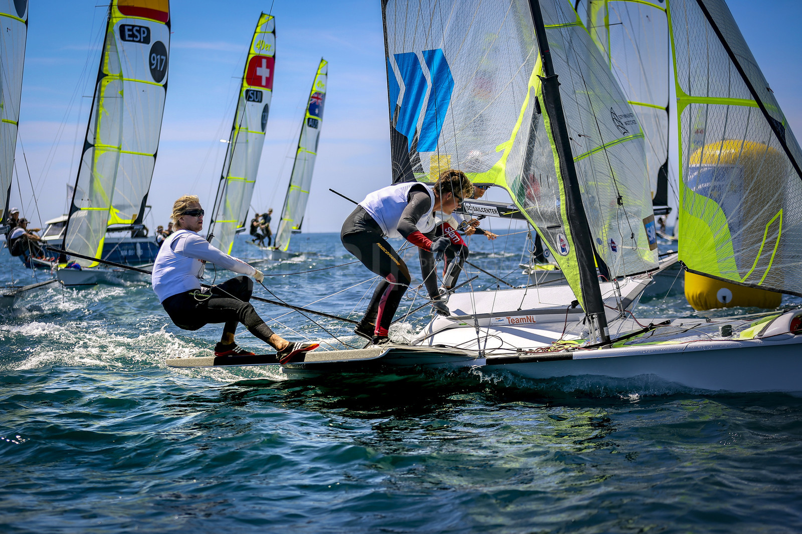Marseilles France is hosting more than 200 sailors from 28 nations for the 2018 Junior Worl Championship of 49er, 49erFX and Nacra 17. Held from 28 august to 1st september 2018. © Pierick Jeannoutot