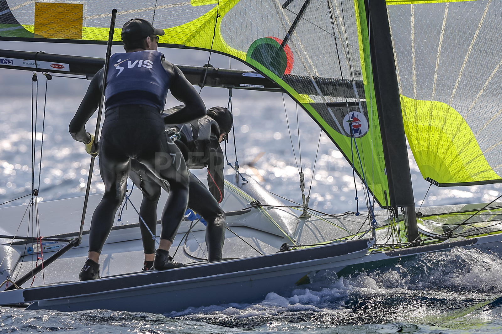 Marseille France is hosting more than 200 sailors from 28 nations for the 2018 Junior Worl Championship of 49er, 49erFX and Nacra 17. Held from 28 august to 1st september 2018. © Pierick Jeannoutot