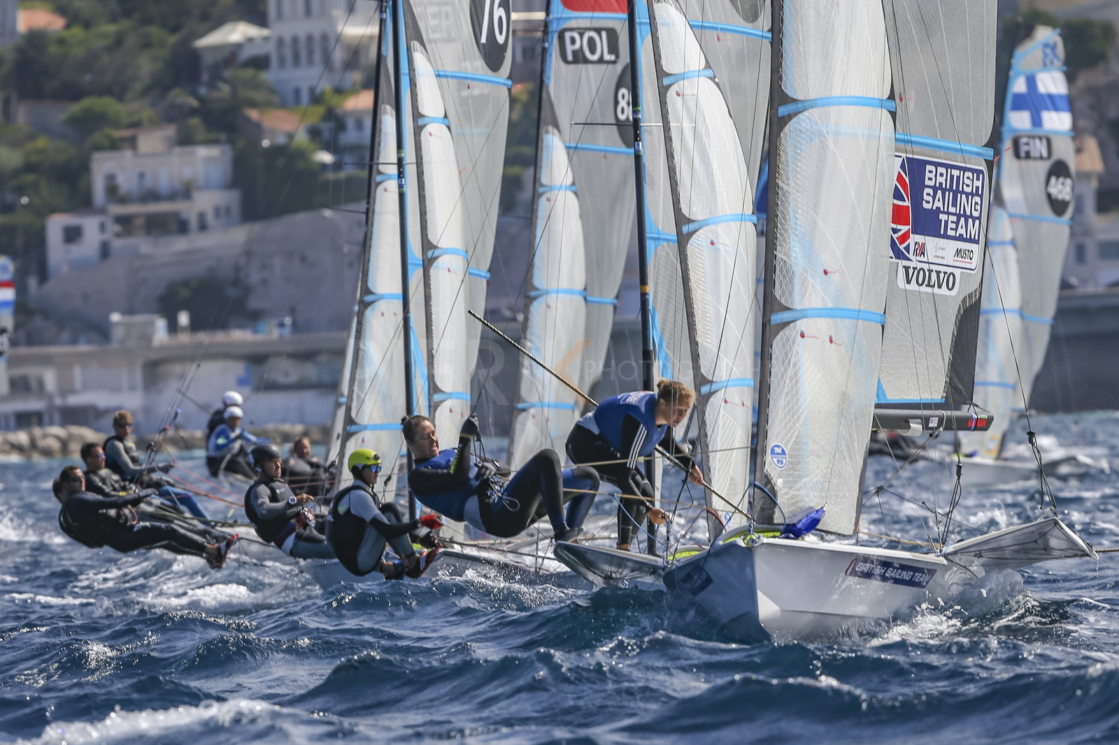 Marseille France is hosting more than 200 sailors from 28 nations for the 2018 Junior Worl Championship of 49er, 49erFX and Nacra 17. Held from 28 august to 1st september 2018. © Pierick Jeannoutot